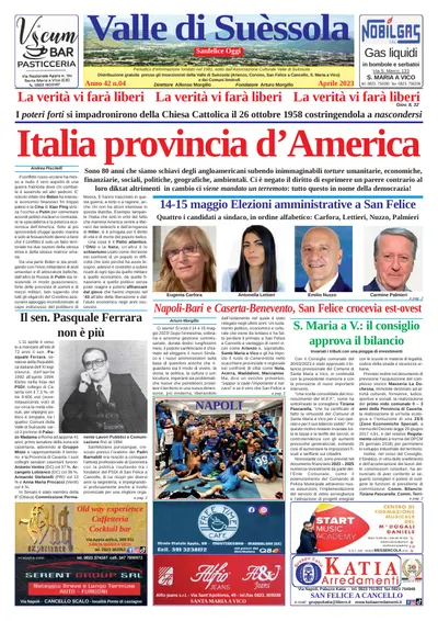 Prima pagina di Aprile 2023