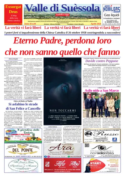 Prima pagina di Aprile 2024