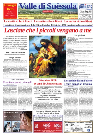Prima pagina di Ottobre 2024