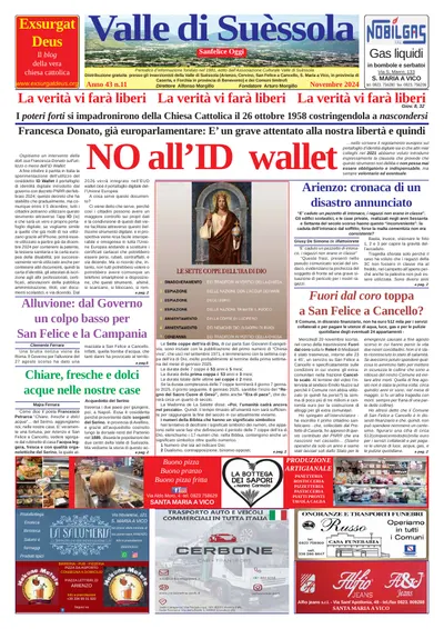 Prima pagina di Novembre 2024